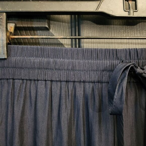 J. Jill Tiered Maxi Skirt In Navy Blue - Picture 6 of 12